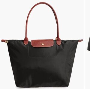 Longchamp Le Pliage Original Large Shoulder Nylon Bag Tote IN NEW BLACK
